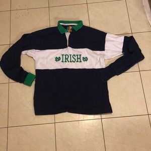 Vintage Dehen rugby 90s polo Irish stitched SIZE L